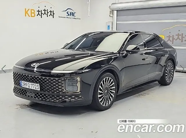 HYUNDAI GRANDEUR HYBRID 2023 — 15 989 км, чёрный, Корея — под ключ — фото 8