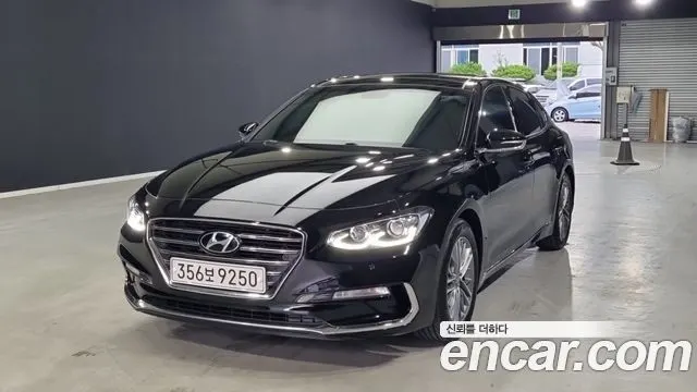 HYUNDAI GRANDEUR 2019 — 137 487 км, чёрный, Корея — под ключ — фото 1