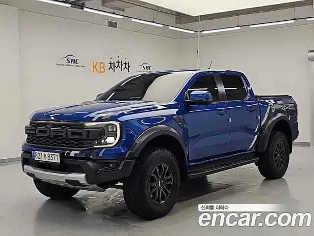 FORD RANGER 2023 — 75 958 км, синий, Корея — под ключ — фото 1