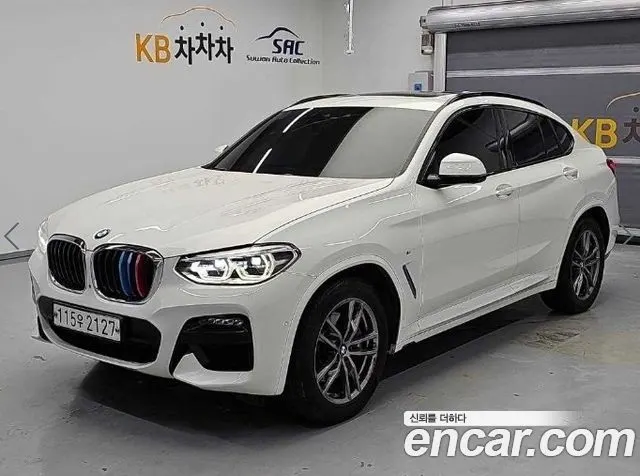 BMW X4 2020 — 82 696 км, белый, Корея — под ключ — фото 1