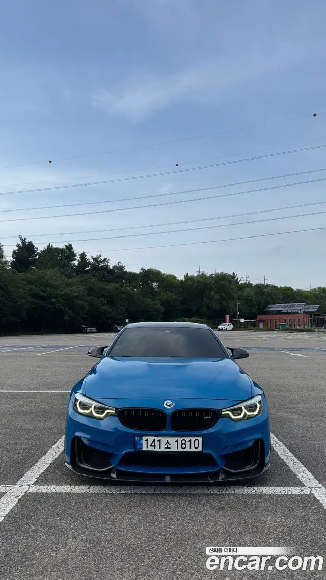 BMW M4 2018 — 122 000 км, серый, Корея — под ключ — фото 2