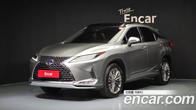 LEXUS RX450H 2021 — 32 881 км, светло-золотистый, Корея — под ключ — фото 1