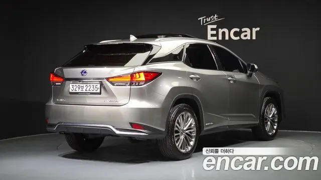 LEXUS RX450H 2021 — 32 881 км, светло-золотистый, Корея — под ключ — фото 2