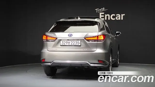 LEXUS RX450H 2021 — 32 881 км, светло-золотистый, Корея — под ключ — фото 4