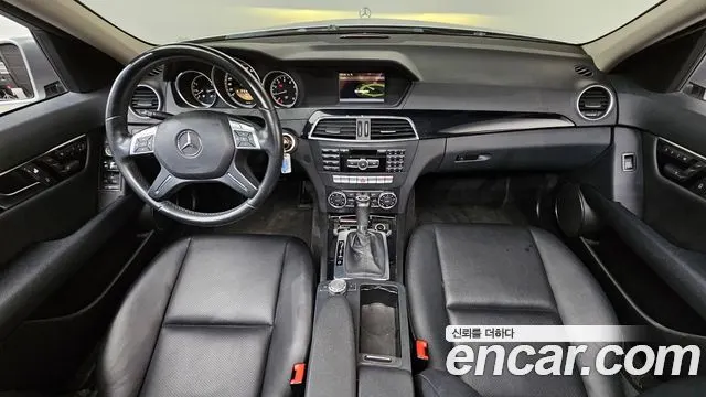 MERCEDES-BENZ C-CLASS W204 2012 — 219 645 км, серебристый, Корея — под ключ — фото 7