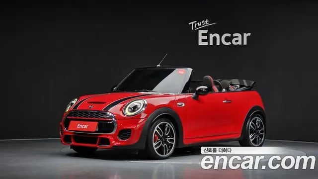 MINI COOPER S CONVERTIBLE 2019 — 41 493 км, красный, Корея — под ключ — фото 1