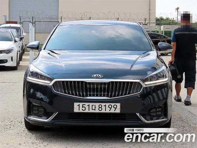KIA K7 HYBRID 2019 — 113 000 км, синий, Корея — под ключ — фото 1