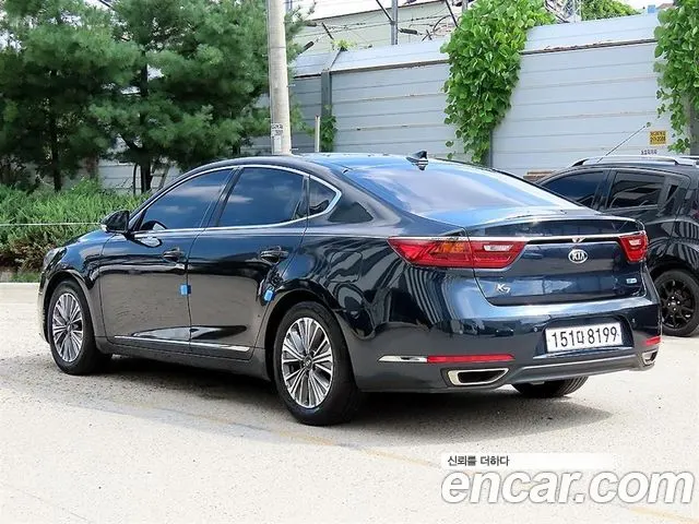 KIA K7 HYBRID 2019 — 113 000 км, синий, Корея — под ключ — фото 3