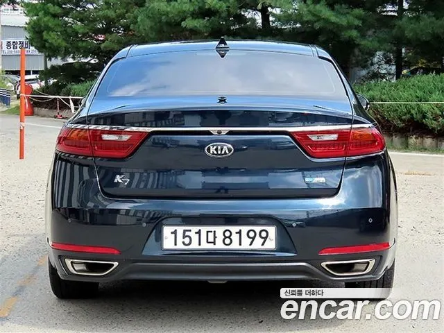 KIA K7 HYBRID 2019 — 113 000 км, синий, Корея — под ключ — фото 4