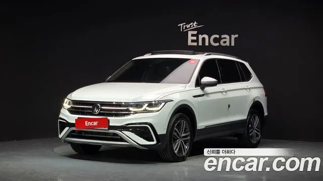 VOLKSWAGEN TIGUAN ALLSPACE 2024 — 38 090 км, белый, Корея — под ключ — фото 1