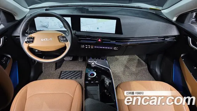 KIA EV6 2023 — 49 081 км, белый-перламутр, Корея — под ключ — фото 7