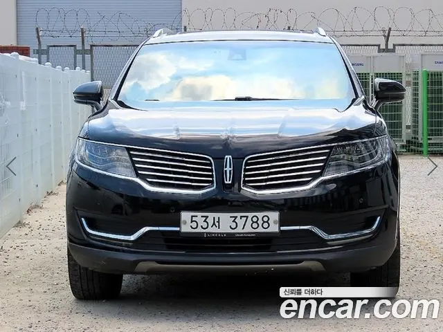 LINCOLN MKX 2018 — 123 686 км, чёрный, Корея — под ключ — фото 2