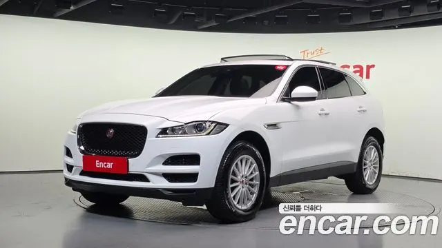 JAGUAR F-PACE 2018 — 136 294 км, белый, Корея — под ключ — фото 1