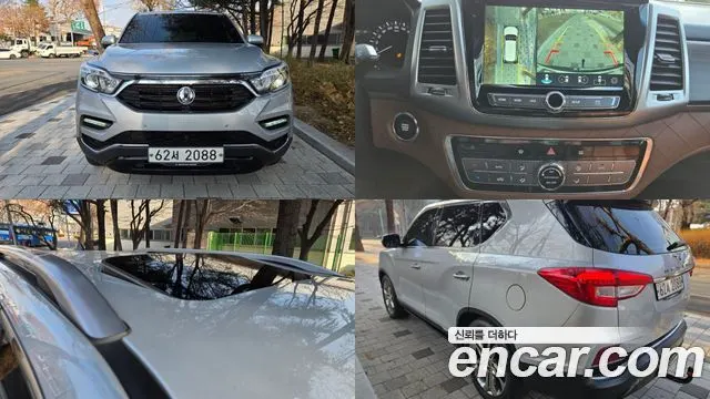 KGM G4 REXTON 2018 — 124 662 км, серебристый, Корея — под ключ — фото 1