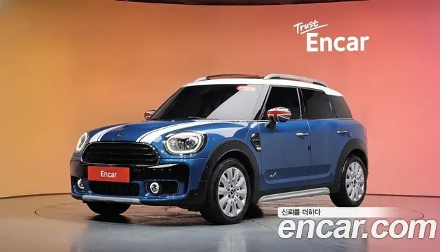 MINI COOPER D COUNTRYMAN 2020 — 52 036 км, синий, Корея — под ключ — фото 2