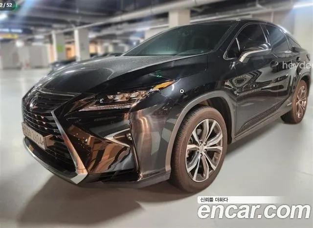 LEXUS RX450H 2017 — 115 014 км, чёрный, Корея — под ключ — фото 2