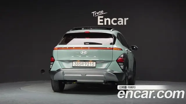 HYUNDAI KONA HYBRID 2025 — 3 425 км, тёмно-зелёный, Корея — под ключ — фото 4