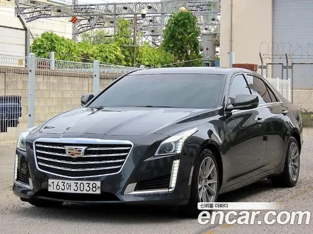 CADILLAC CTS 2017 — 83 129 км, серый, Корея — под ключ — фото 1