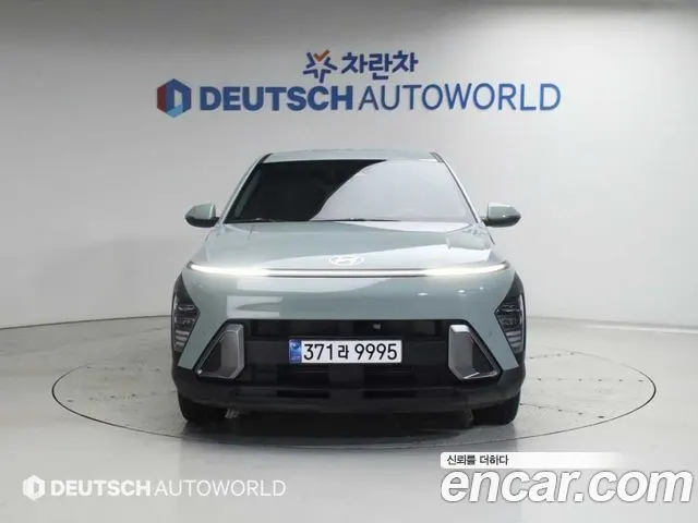 HYUNDAI KONA HYBRID 2024 — 67 750 км, тёмно-зелёный, Корея — под ключ — фото 3
