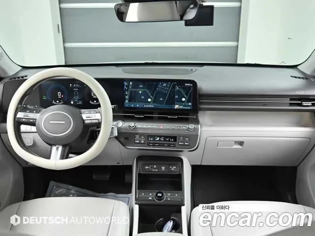 HYUNDAI KONA HYBRID 2024 — 67 750 км, тёмно-зелёный, Корея — под ключ — фото 7