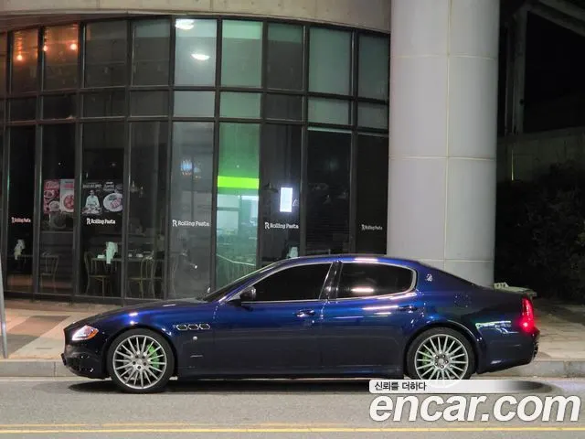 MASERATI QUATTROPORTE 2013 — 130 000 км, синий, Корея — под ключ — фото 3