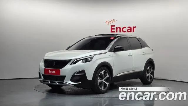 PEUGEOT 3008 2019 — 65 274 км, белый, Корея — под ключ — фото 1