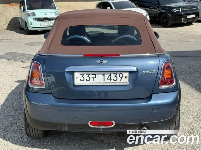 MINI COOPER CONVERTIBLE 2009 — 143 083 км, тёмно-зелёный, Корея — под ключ — фото 3