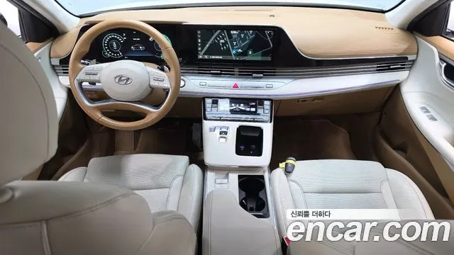 HYUNDAI GRANDEUR HYBRID 2021 — 163 173 км, белый, Корея — под ключ — фото 7