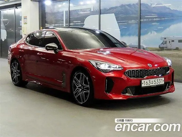 KIA STINGER MEISTER 2021 — 28 558 км, красный, Корея — под ключ — фото 12