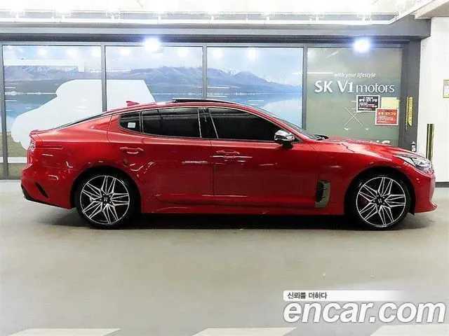 KIA STINGER MEISTER 2021 — 28 558 км, красный, Корея — под ключ — фото 3