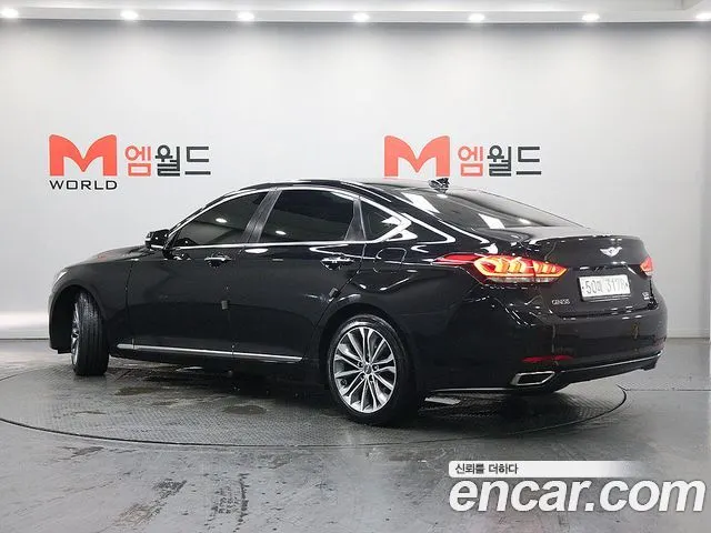 HYUNDAI GENESIS DH 2015 — 192 884 км, чёрный, Корея — под ключ — фото 4