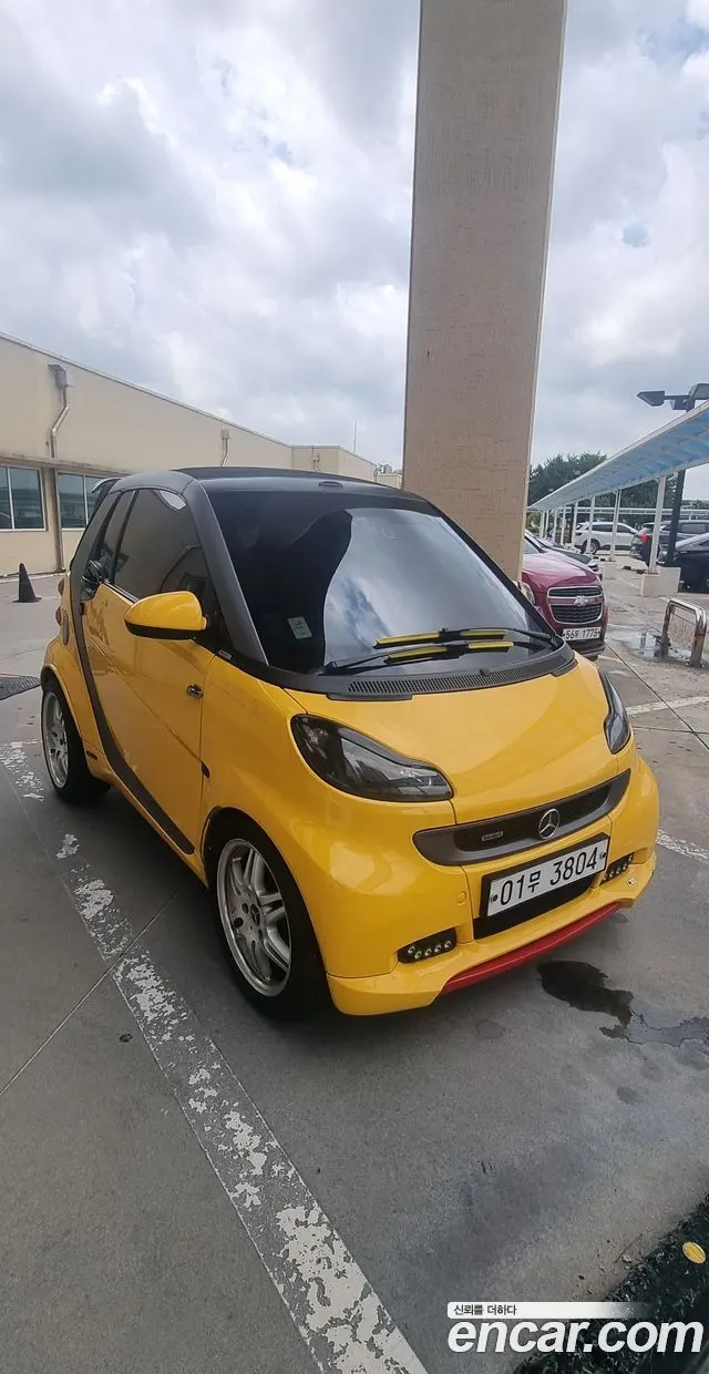 SMART FORTWO CABRIO 2012 — 145 000 км, жёлтый, Корея — под ключ — фото 1