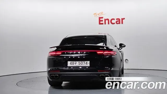 PORSCHE PANAMERA 2018 — 95 206 км, чёрный, Корея — под ключ — фото 4