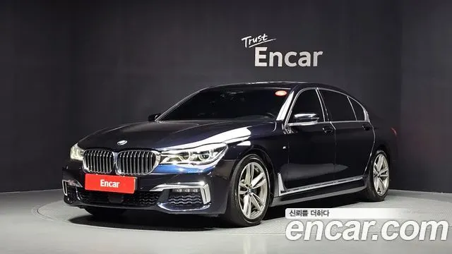 BMW 7 SERIES 2017 — 179 214 км, чёрный, Корея — под ключ — фото 1