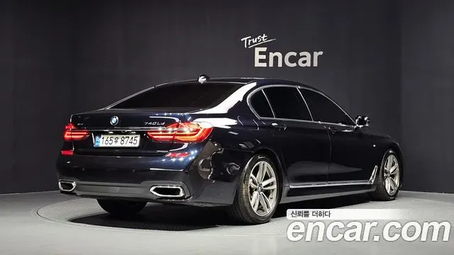 BMW 7 SERIES 2017 — 179 214 км, чёрный, Корея — под ключ — фото 2
