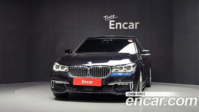 BMW 7 SERIES 2017 — 179 214 км, чёрный, Корея — под ключ — фото 3