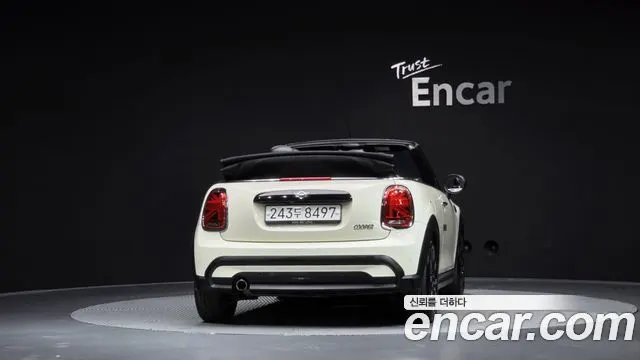 MINI COOPER CONVERTIBLE 2022 — 76 903 км, белый-перламутр, Корея — под ключ — фото 4