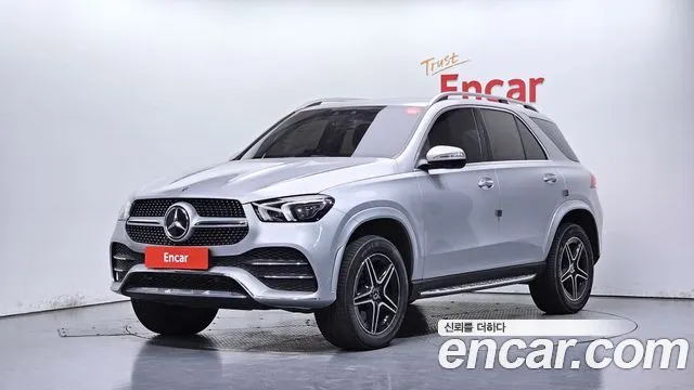 MERCEDES-BENZ GLE-CLASS W167 2019 — 40 986 км, серебристый, Корея — под ключ — фото 1