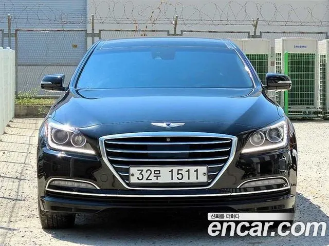 HYUNDAI GENESIS DH 2016 — 184 151 км, чёрный, Корея — под ключ — фото 1
