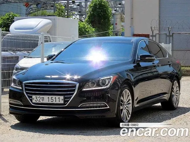 HYUNDAI GENESIS DH 2016 — 184 151 км, чёрный, Корея — под ключ — фото 2