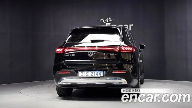 MERCEDES-BENZ EQS SUV X296 2023 — 37 983 км, чёрный, Корея — под ключ — фото 4