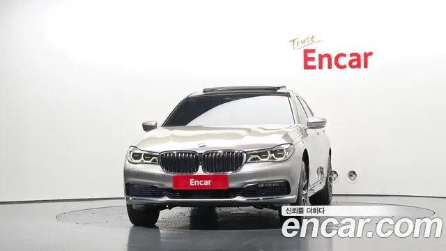 BMW 7 SERIES 2016 — 194 859 км, светло-золотистый, Корея — под ключ — фото 3