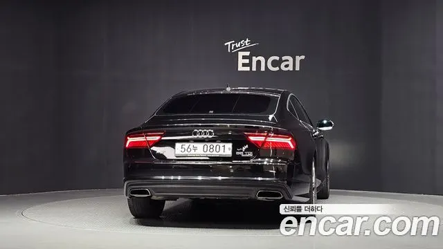 AUDI A7 2016 — 131 595 км, чёрный, Корея — под ключ — фото 4