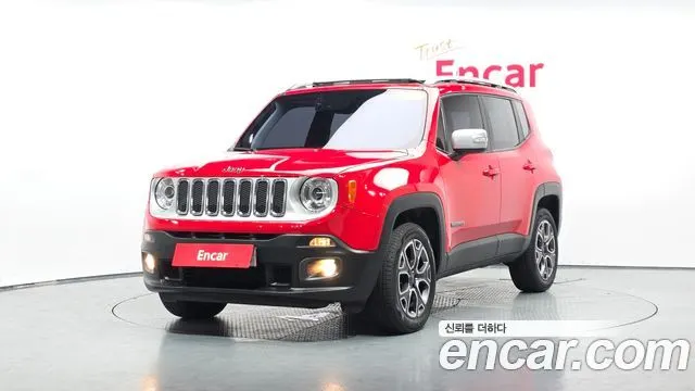 JEEP RENEGADE 2018 — 76 834 км, красный, Корея — под ключ — фото 1