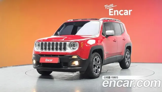 JEEP RENEGADE 2018 — 76 834 км, красный, Корея — под ключ — фото 2