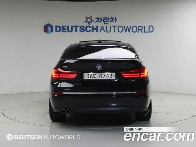 BMW 5 SERIES GT 2015 — 124 873 км, чёрный, Корея — под ключ — фото 4