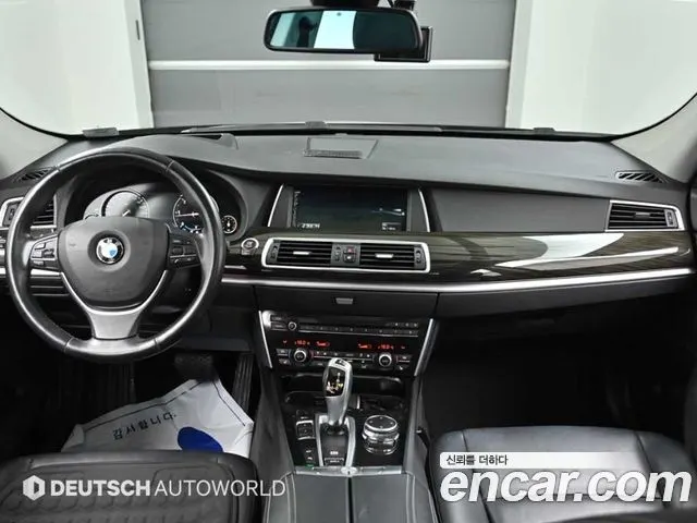 BMW 5 SERIES GT 2015 — 124 873 км, чёрный, Корея — под ключ — фото 7