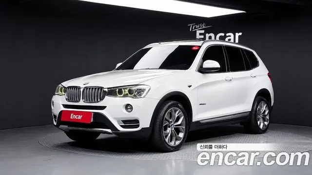 BMW X3 2016 — 114 791 км, белый, Корея — под ключ — фото 1