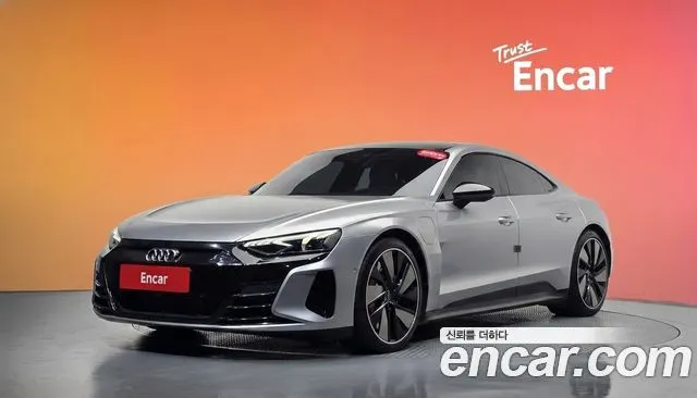 AUDI E-TRON 2022 — 121 131 км, серебристо-серый, Корея — под ключ — фото 2