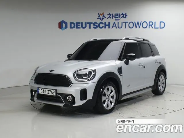 MINI COOPER D COUNTRYMAN 2023 — 90 303 км, серебристо-серый, Корея — под ключ — фото 1